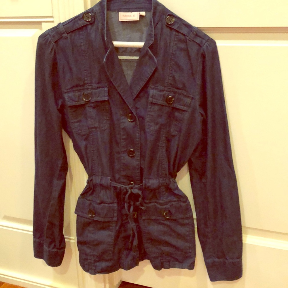 Hanna g. dark chambray shirt size s